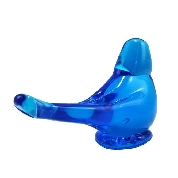 Bluebird of Happiness Ron Ray Art Glass Figurine Signed Vintage 1991 - Picture 2 of 10
